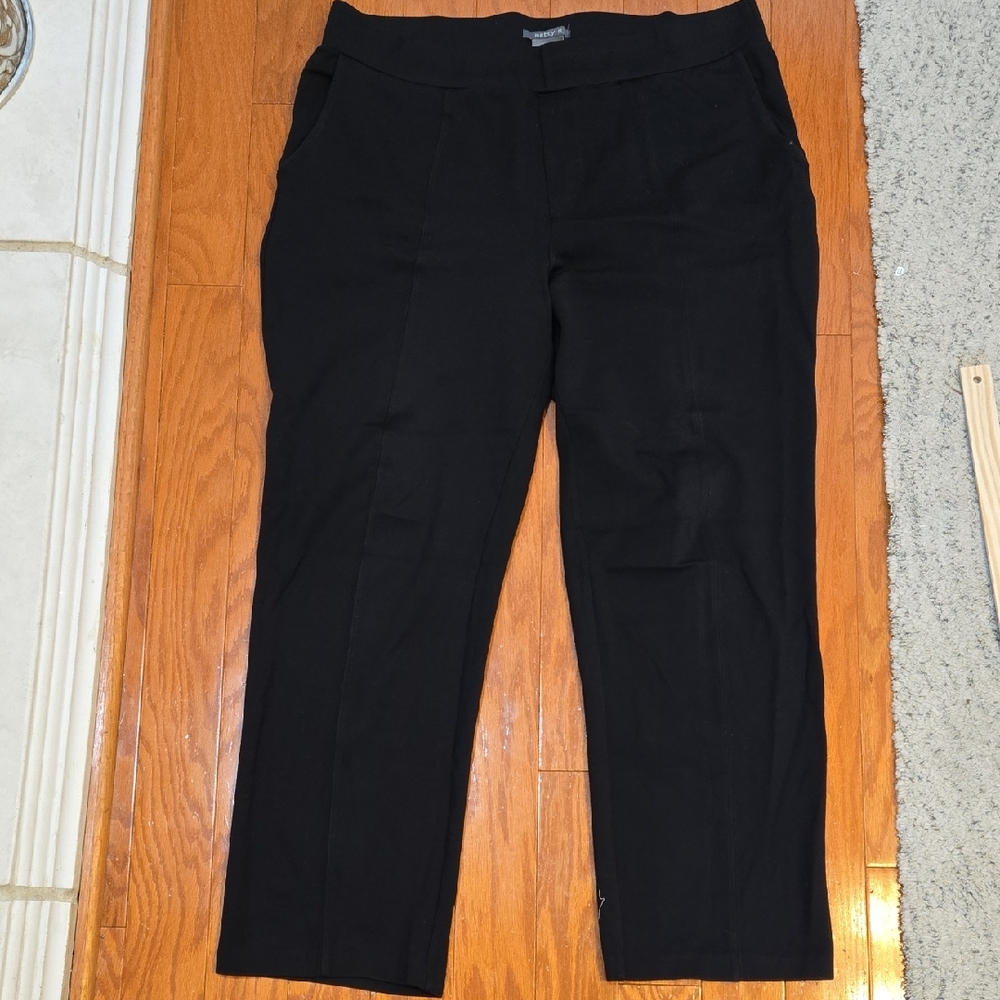 Matty M Black Trousers Size XL
